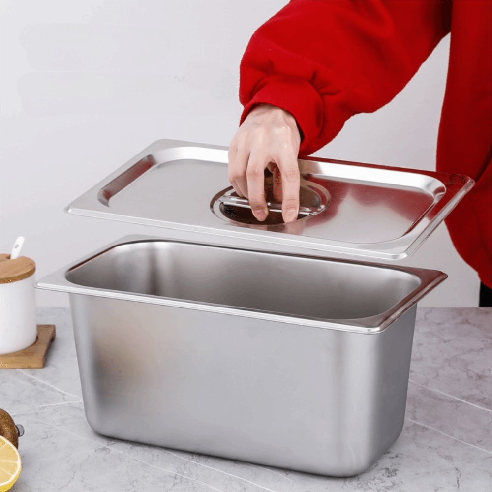Food Storage And Preparation - Stainless Steel Canteen Food Basin Rectangular