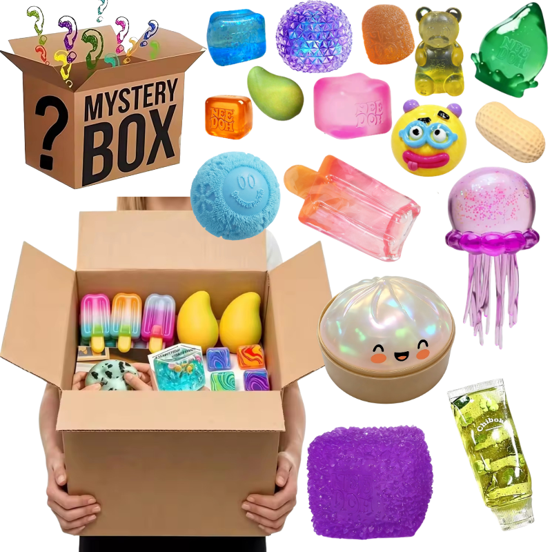 Food Storage Plastic Boxes - Blind Box Fuzz Ball Ice Cream