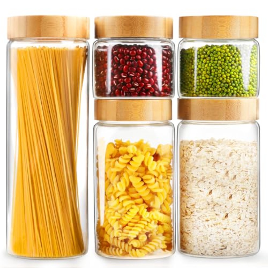 Airtight Cereal Jar - Curated Picks Airtight Glass Jar with
