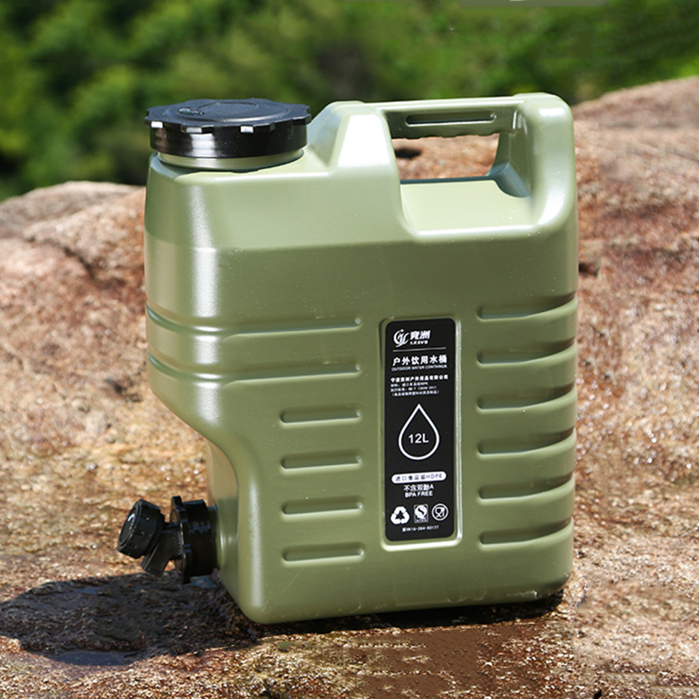 Food Storage Emergency - 3.2 Gallon/12L Water Jug Portable Water