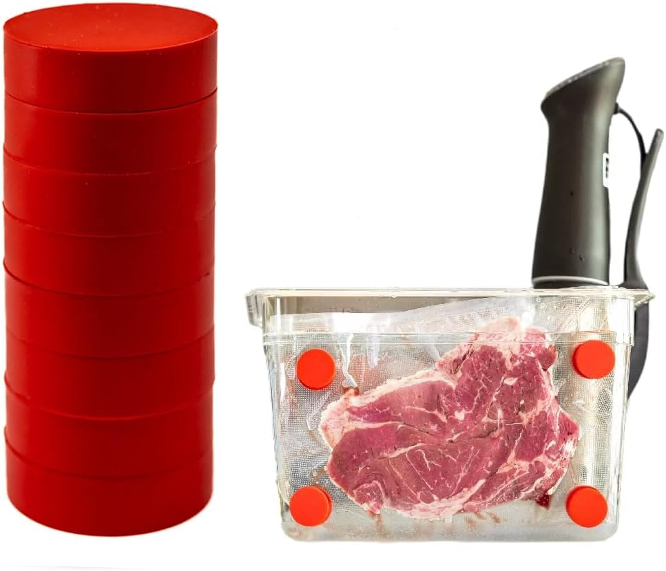 Food Storage Silicone - Sous Vide Magnets Set of 8
