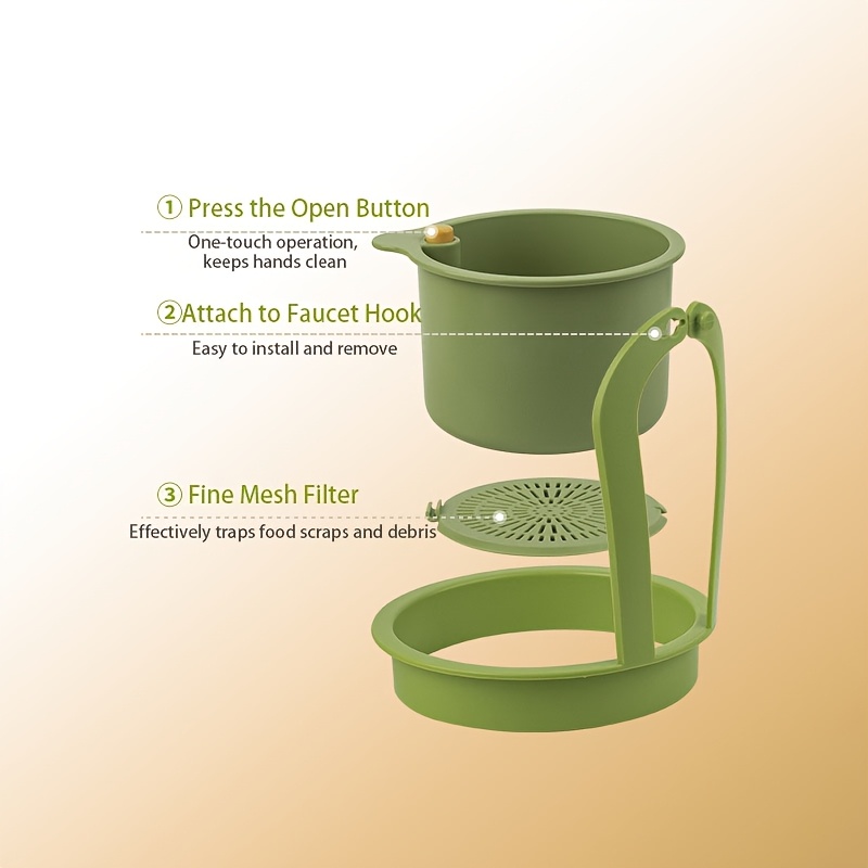 1pc Hanging Sink Draining Bask - Food Storage In Plants 评论和价格