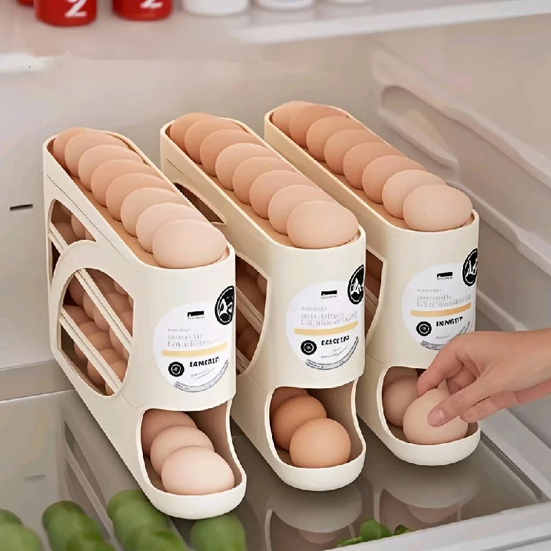 3-Tier Rolling Egg Storage Con - Xxl Food Storage Container 评论和价格