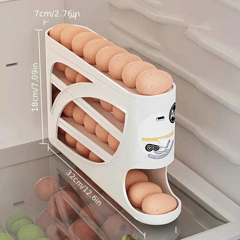 3-Tier Rolling Egg Storage Con - Xxl Food Storage Container 评论和价格