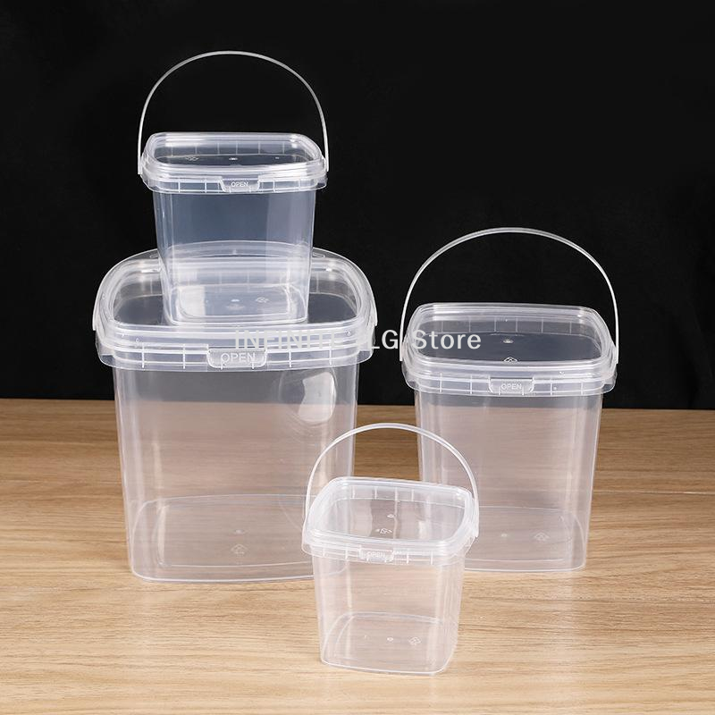 10pcs Plastic 500/1000 ML Buck - Food Storage Plastic Boxes 评论和价格