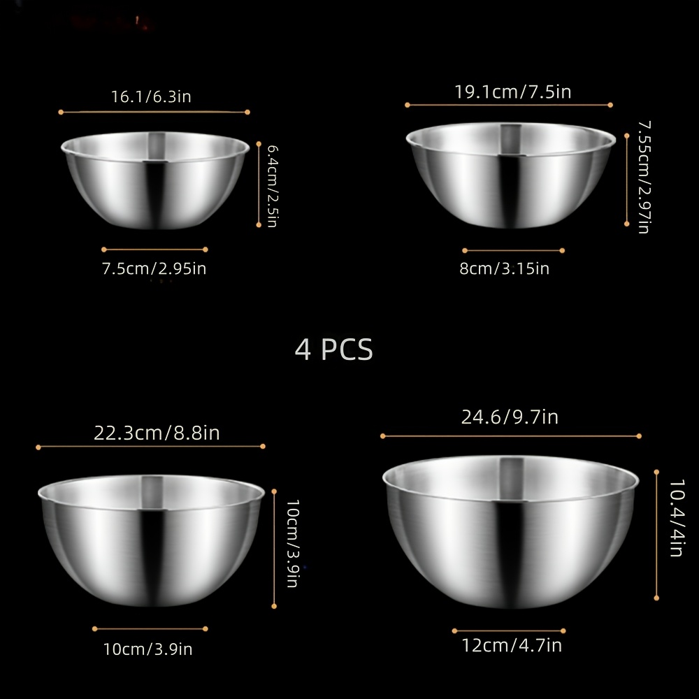 4-Piece Set Stainless Steel Sa - Food Storage And Preparation 评论和价格