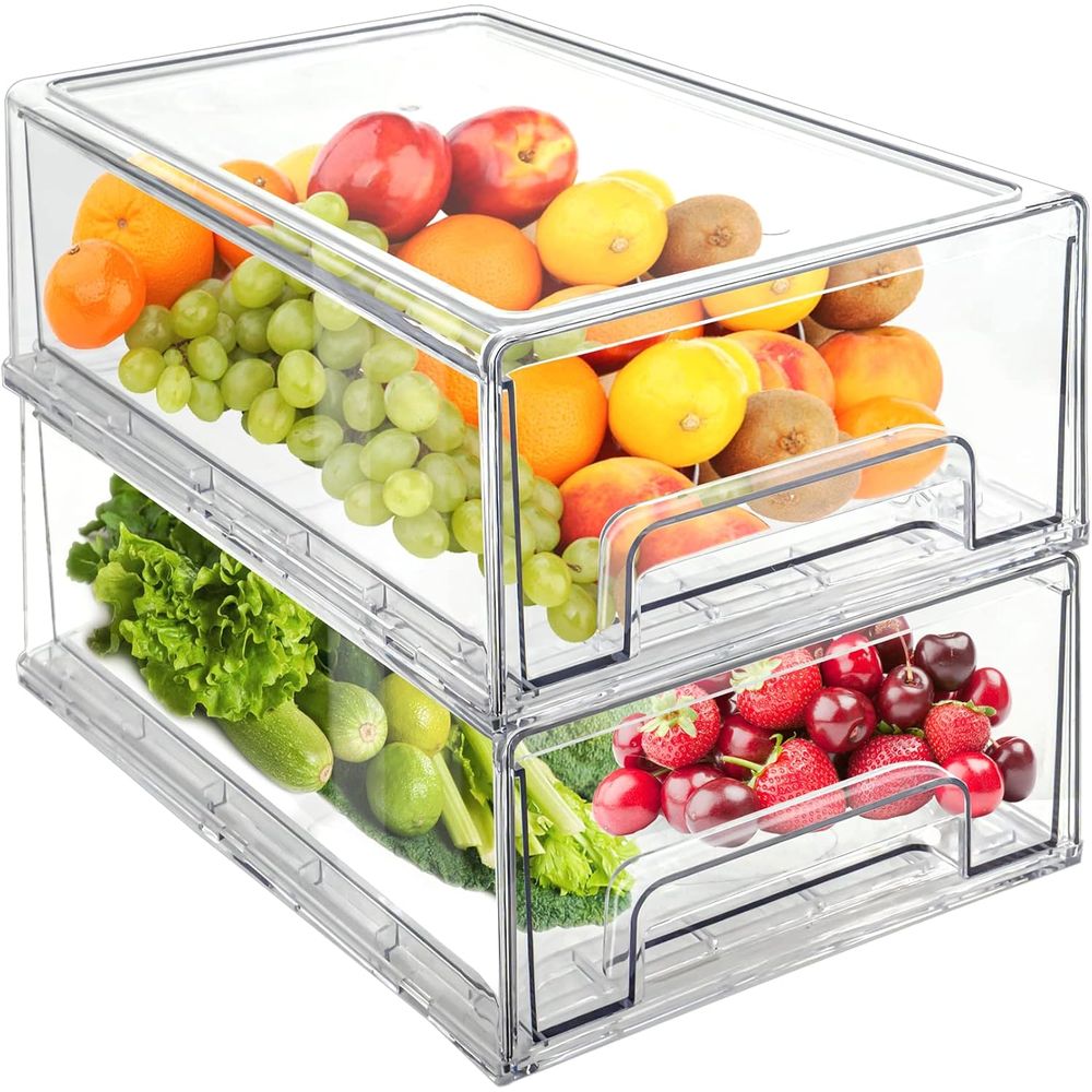Clear Ridge Pull Out Stackable - Food Storage Without Pantry 评论和价格