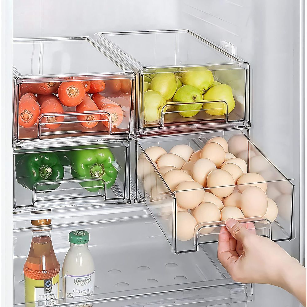 Clear Ridge Pull Out Stackable - Food Storage Without Pantry 评论和价格