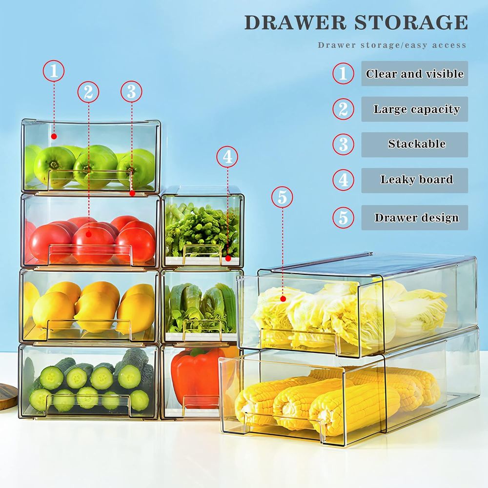 Clear Ridge Pull Out Stackable - Food Storage Without Pantry 评论和价格