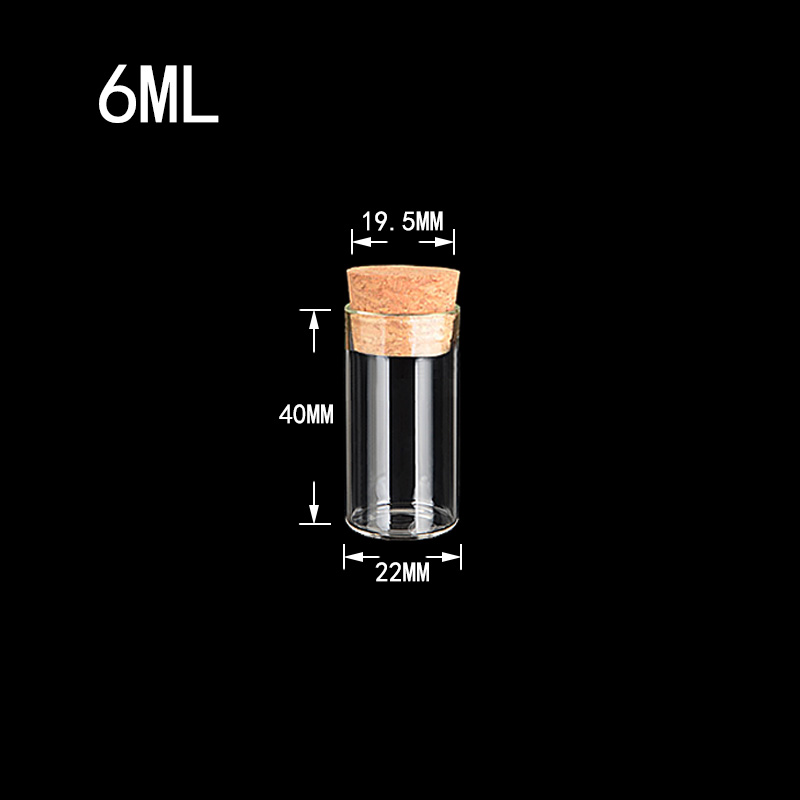 22*40mm 6ml Empty Glass Transp - Food Storage Youtube 评论和价格