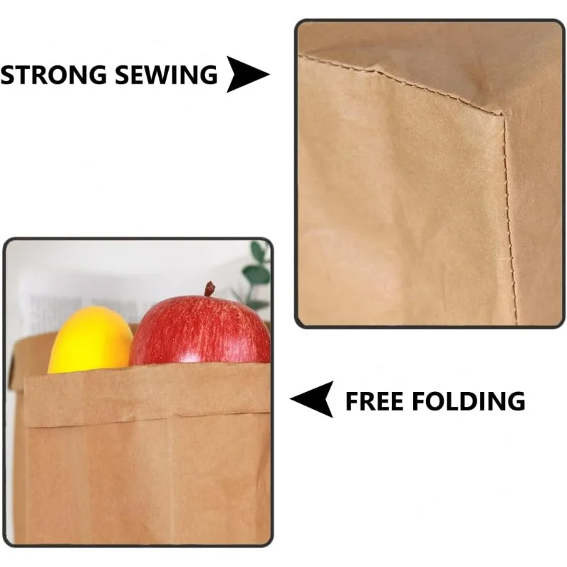 Kraft Paper Bag Washable Paper - Food Storage In Plants 评论和价格