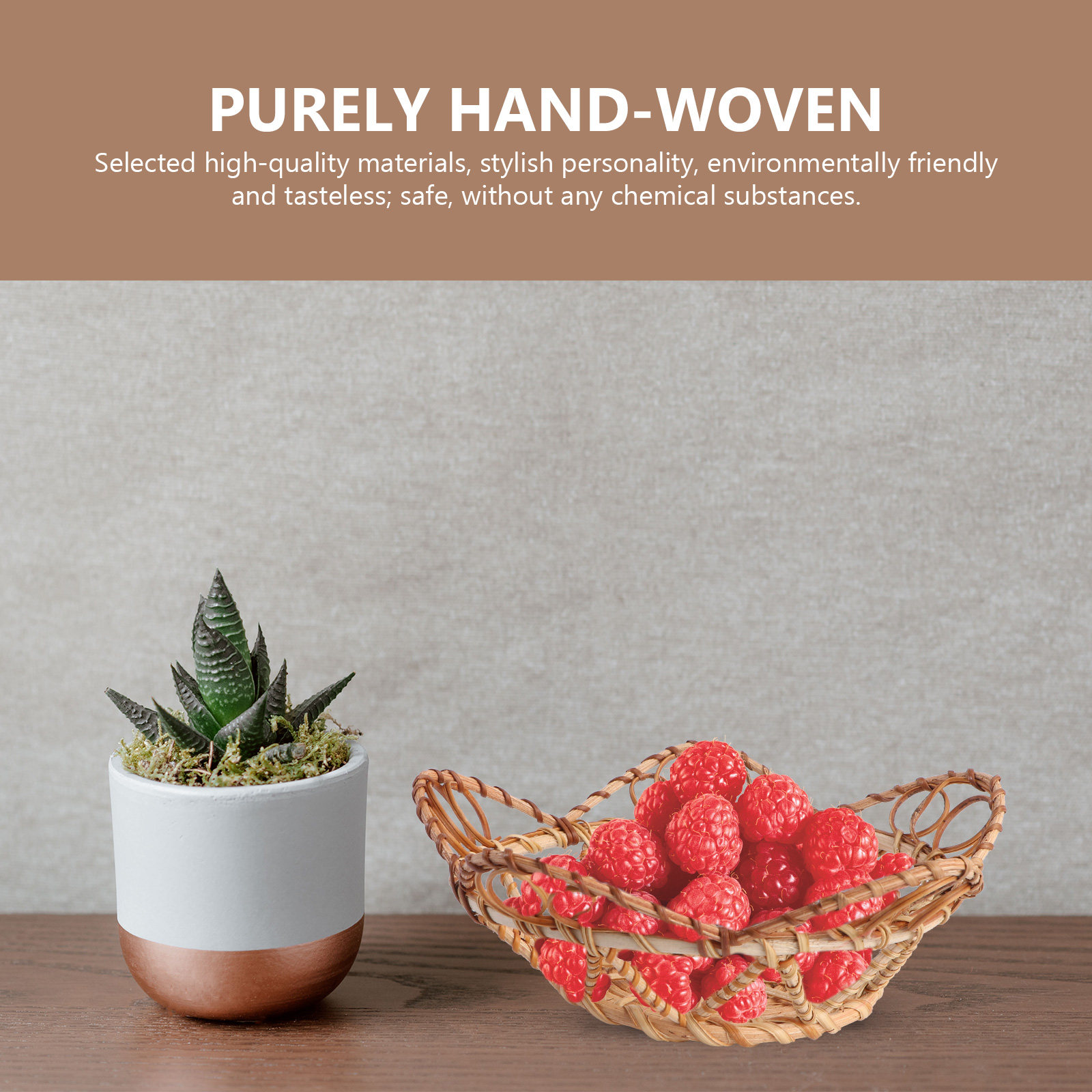 1Pcs Rattan Storage Basket Kha - Food Storage Without Pantry 评论和价格