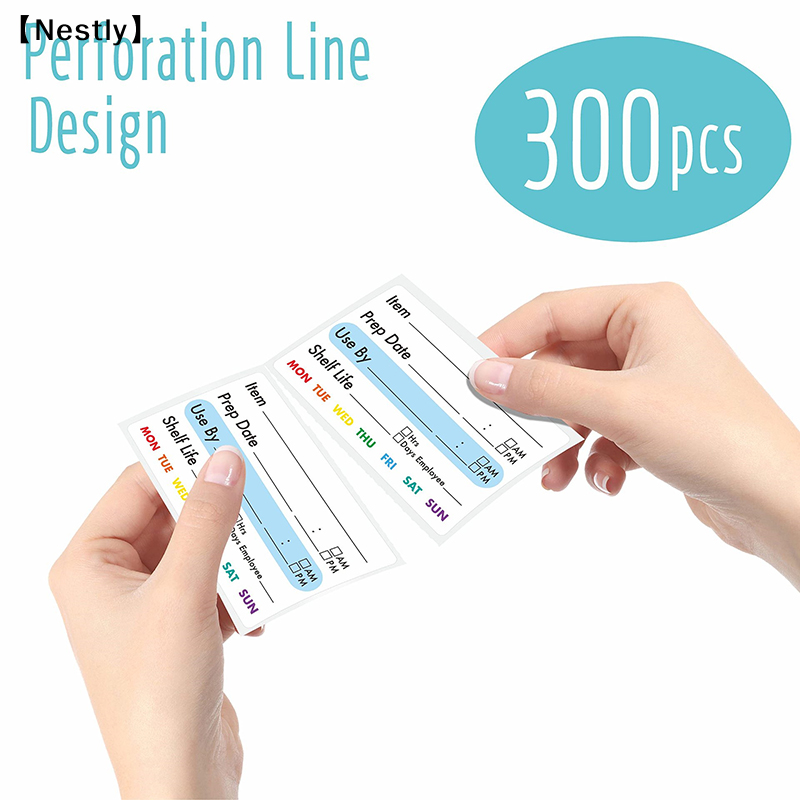 300Pcs/Roll Kitchen Date Food  - Food Storage Expiration Dates 评论和价格