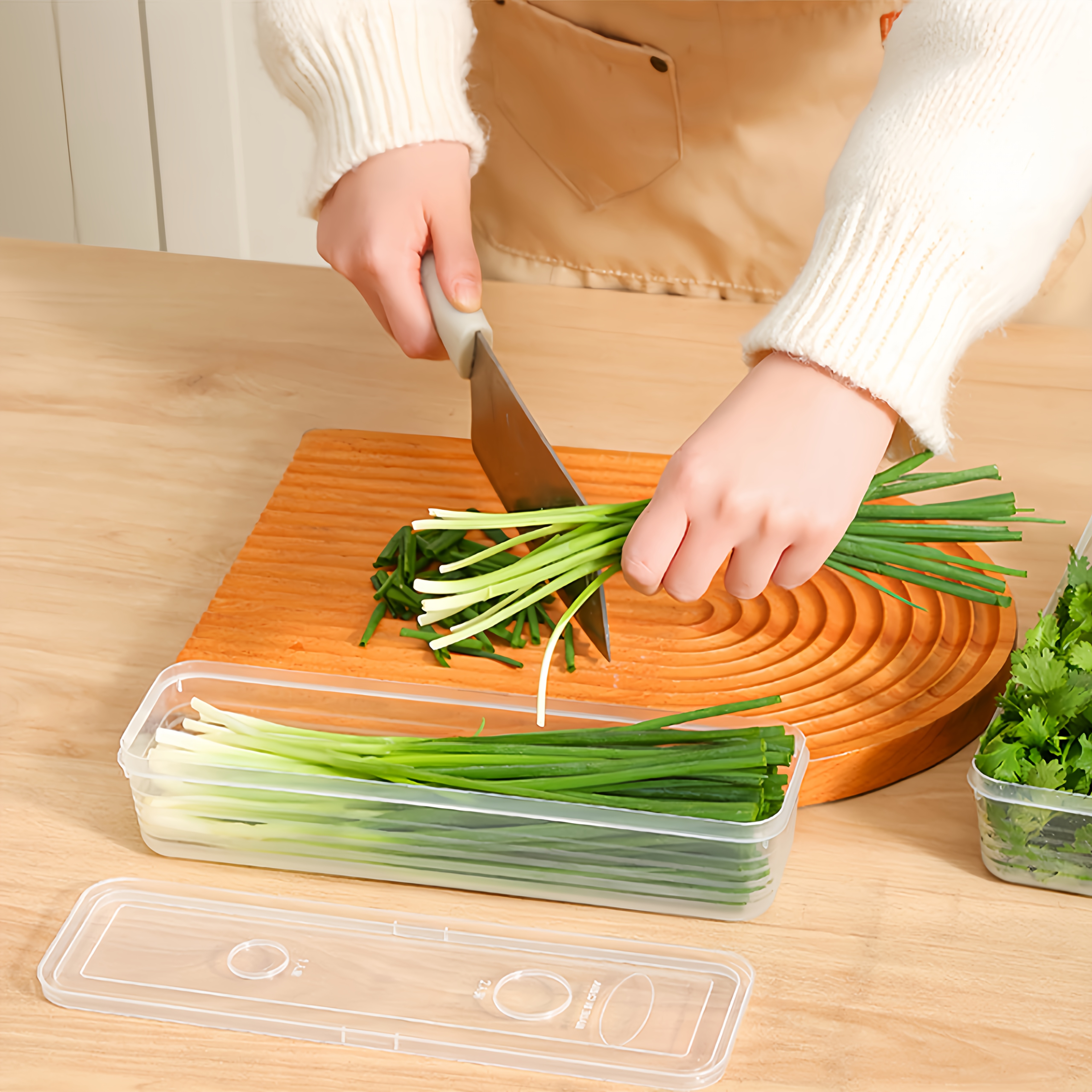 2/4/6pcs Food Vegetable Storag - Food Storage Plastic Boxes 评论和价格