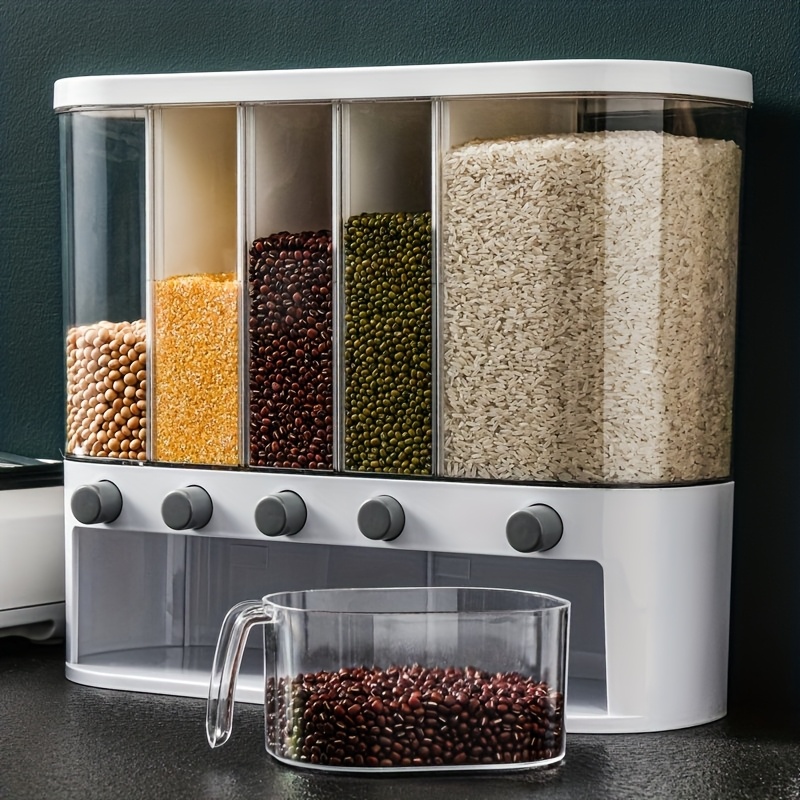 1pc Large Capacity Dry Food Di - Food Storage Without Pantry 评论和价格