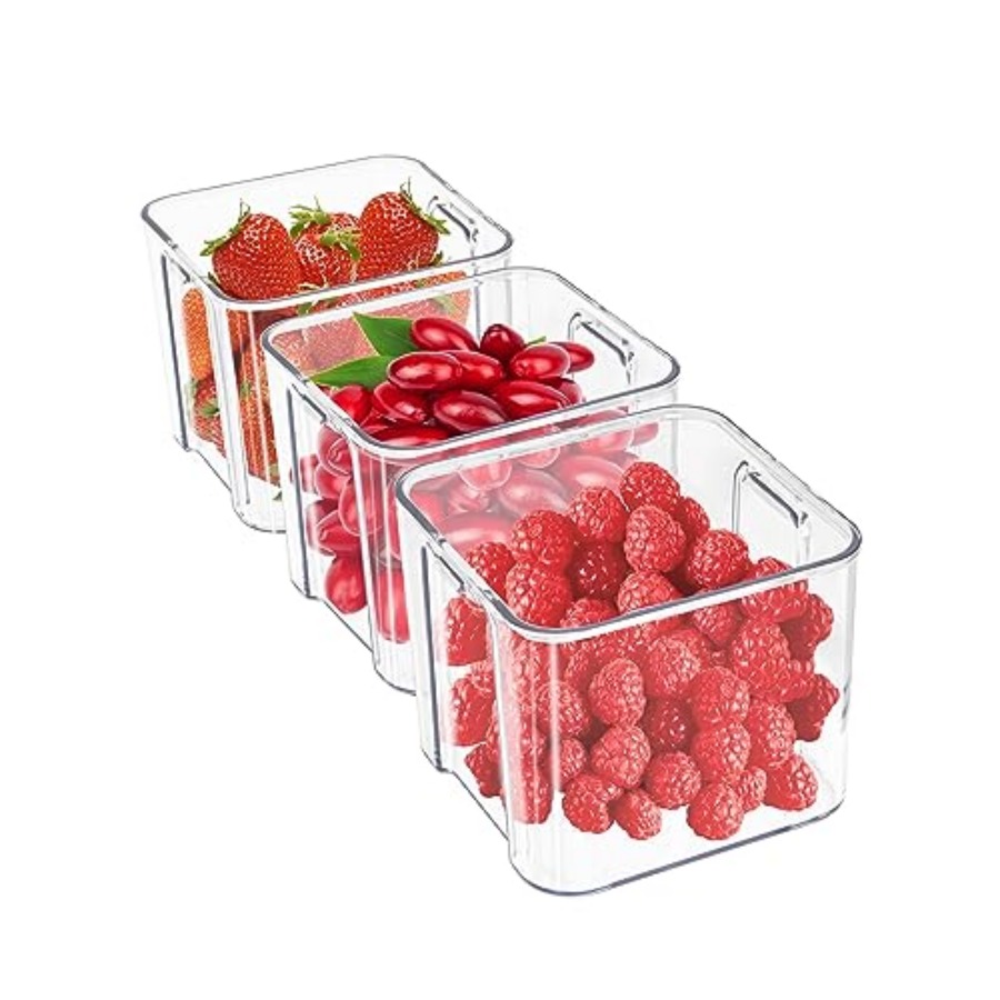 3Pack Fridge Organizer Drawer  - Food Storage Without Pantry 评论和价格