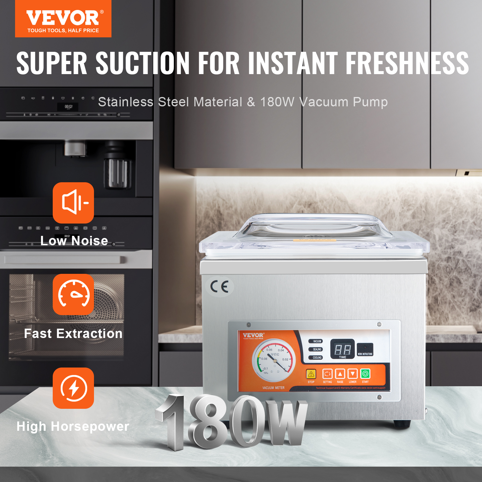 SucceBuy DZ-260A Chamber Vacuu - Food Storage Vacuum Seal 评论和价格