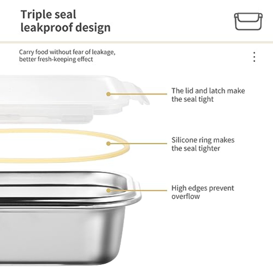18/8 Stainless Steel Food Stor - Food Storage And Preparation 评论和价格