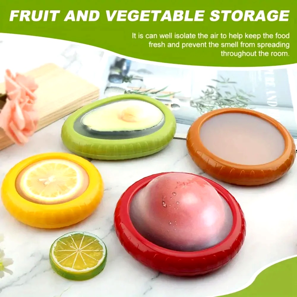 1pc/4pc silicone fruit and veg - Food Storage Silicone 评论和价格