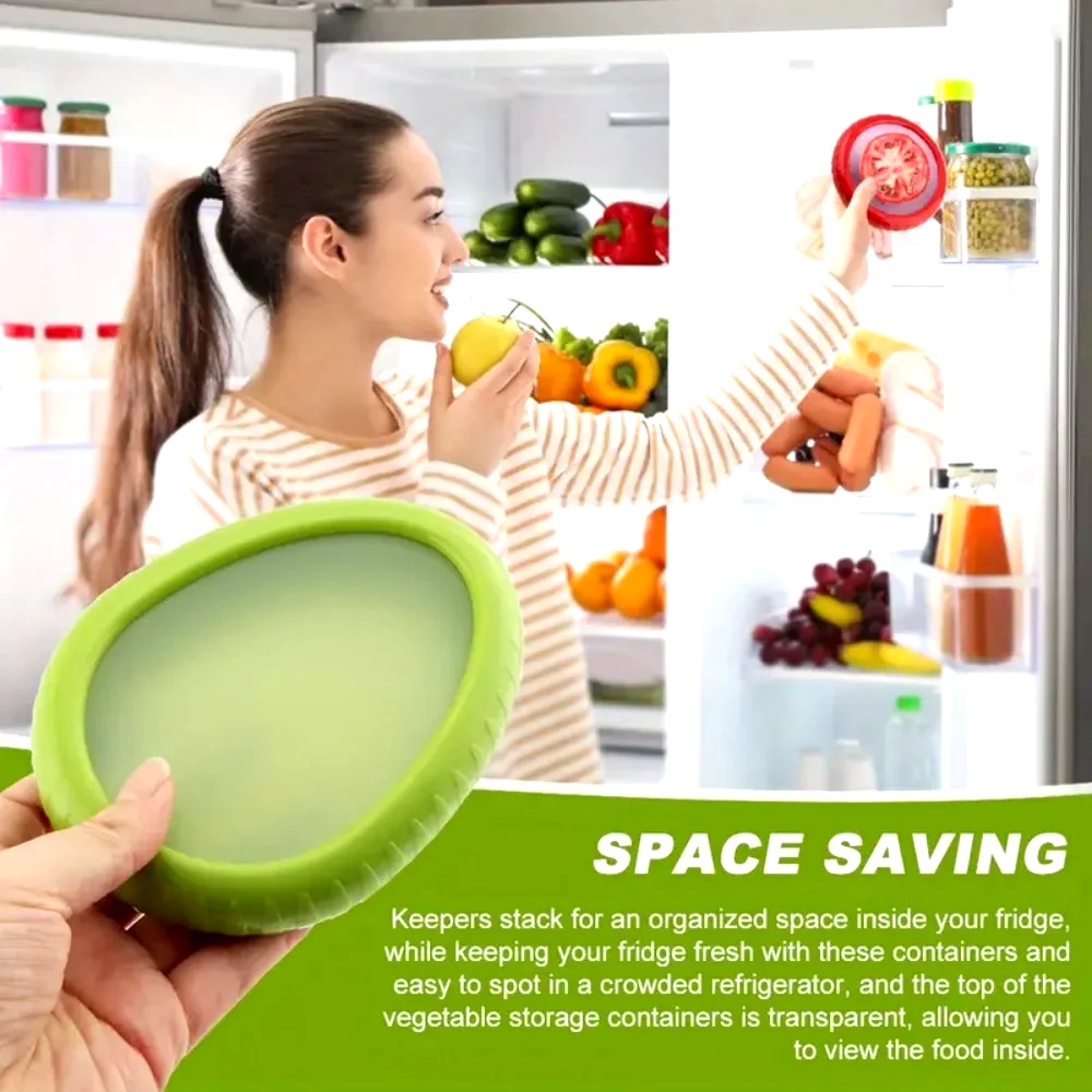 1pc/4pc silicone fruit and veg - Food Storage Silicone 评论和价格