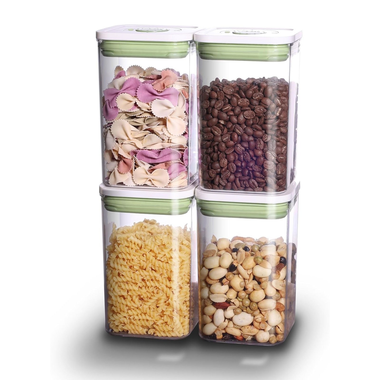 4-Piece Pop-Seal Food Storage  - Food Storage Without Pantry 评论和价格