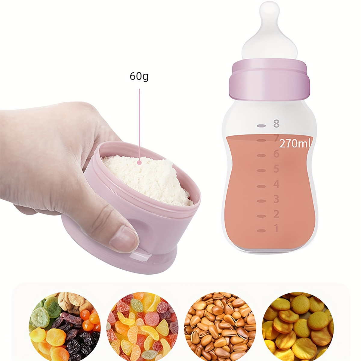 Large Capacity Baby Milk Powde - Xxl Food Storage Container 评论和价格