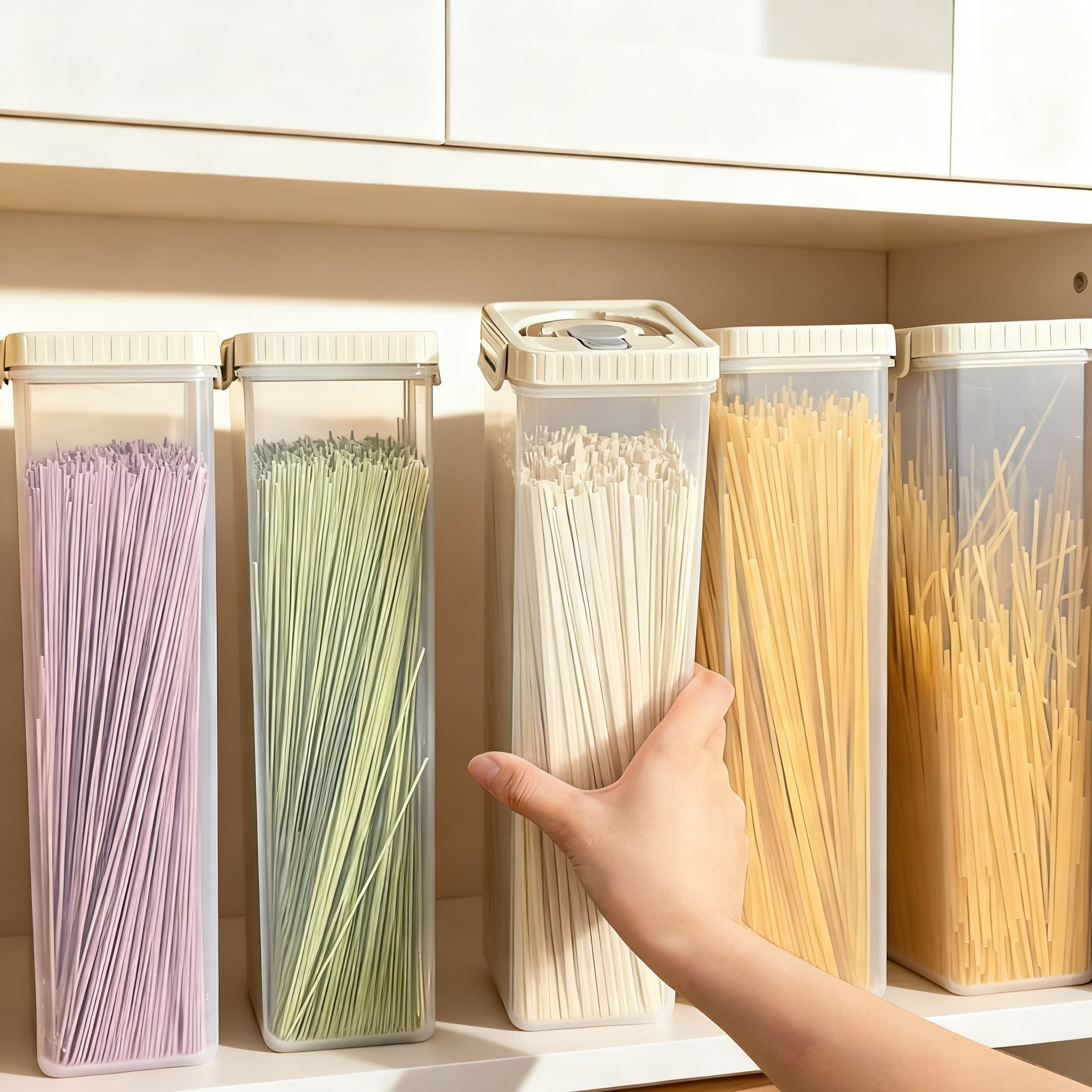 Noodles Sealed Storage Box Wit - Food Storage Plastic Boxes 评论和价格