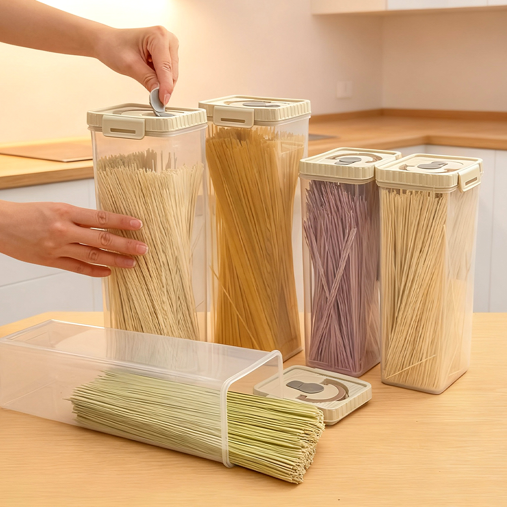 Noodles Sealed Storage Box Wit - Food Storage Plastic Boxes 评论和价格