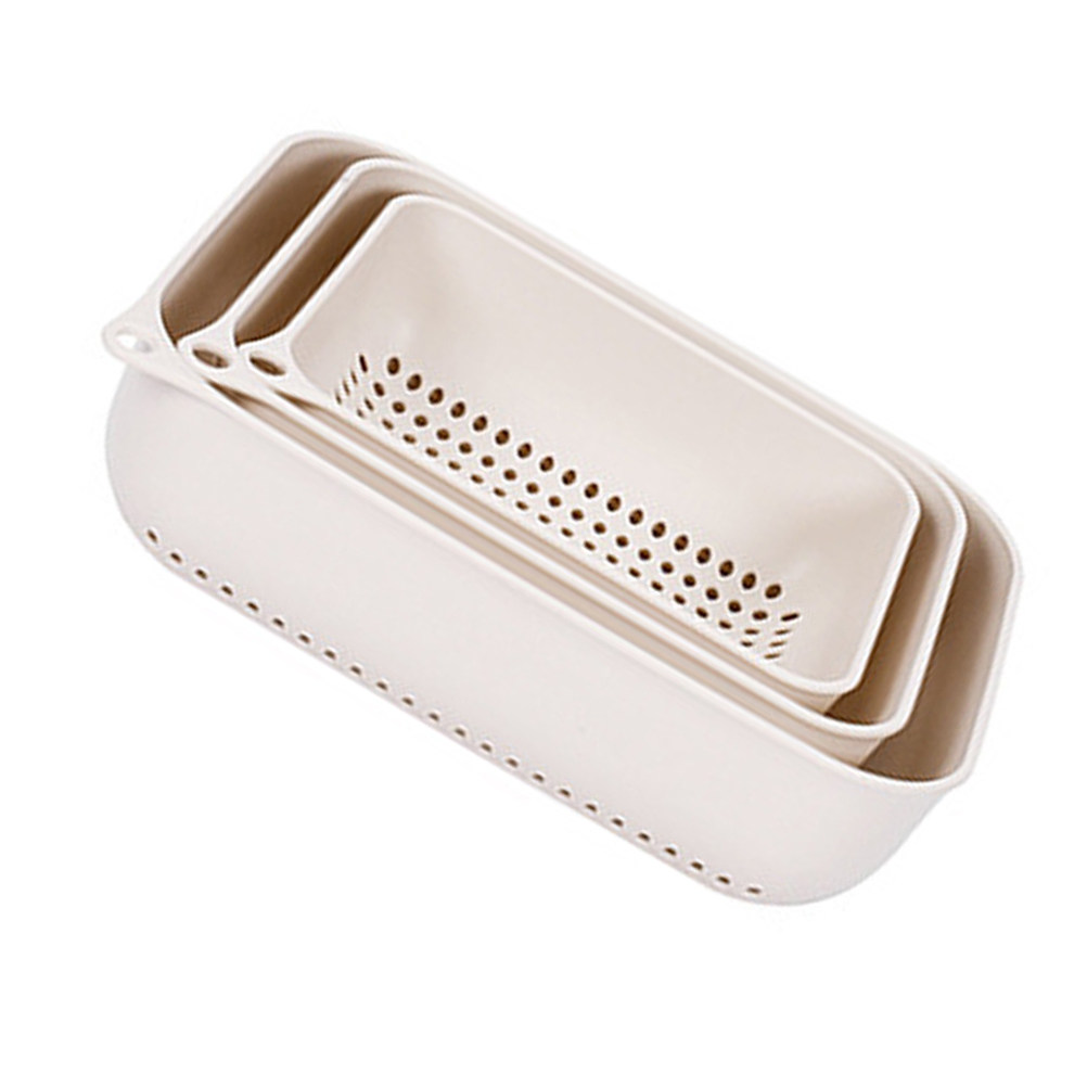3Pcs Drain Basket Set Multipur - Food Storage Food Safety 评论和价格
