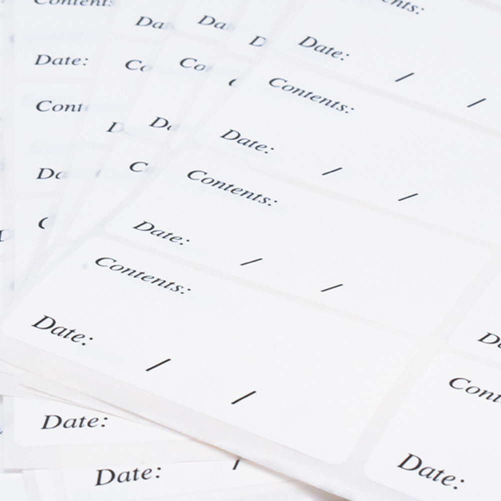 40 Sheets Food Labels Blank Mu - Food Storage Expiration Dates 评论和价格