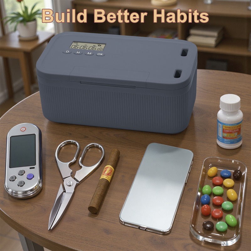 Lock Box with Timer Phone Lock - Food Storage Food Safety 评论和价格