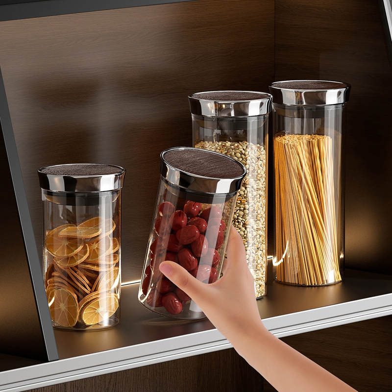 UFORU Clear Airtight Food Stor - Airtight Cereal Jar 评论和价格