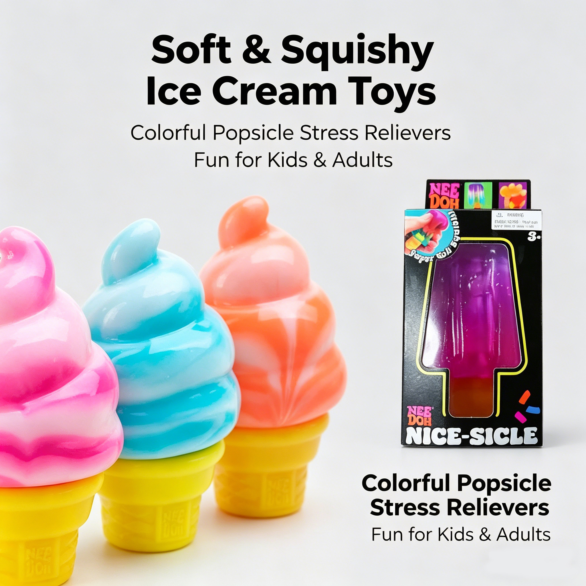 Blind Box Fuzz Ball Ice Cream  - Food Storage Plastic Boxes 评论和价格