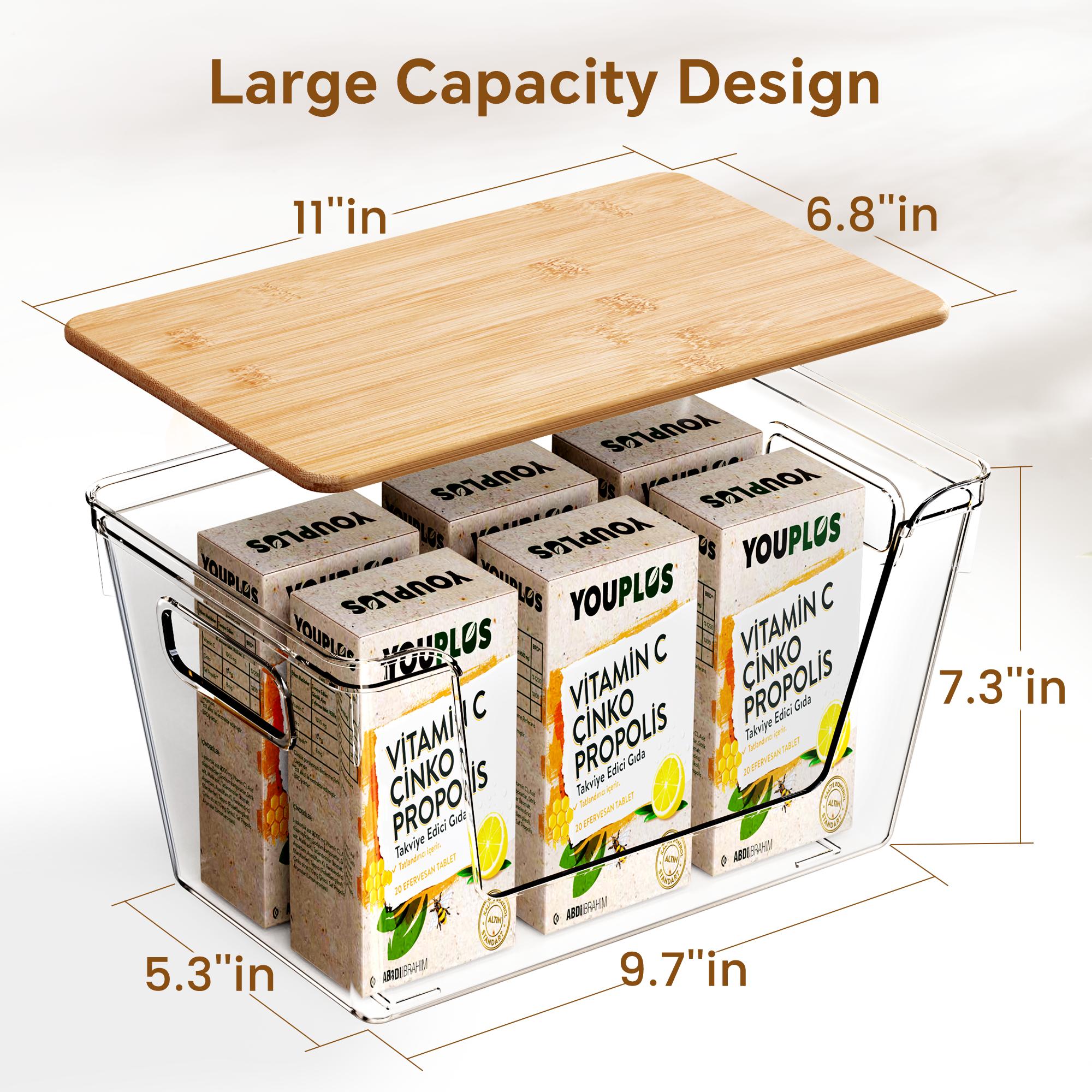 Transparent Plastic Food Stora - Airtight Cereal Jar 评论和价格