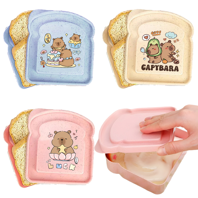 Capybara Portable Lunch Box Sa - Food Storage Silicone 评论和价格