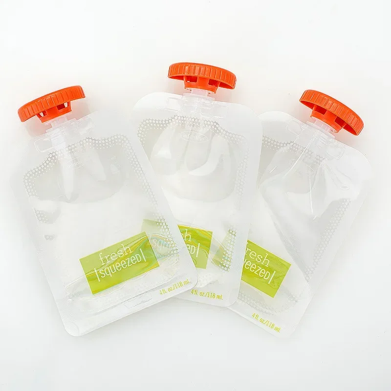 10Pcs Baby Food and Juice Box  - Food Storage Silicone Bags 评论和价格