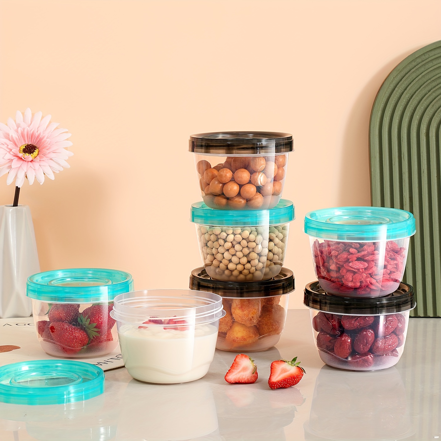 2 Transparent Sealed Food Stor - Food Storage Plastic Boxes 评论和价格