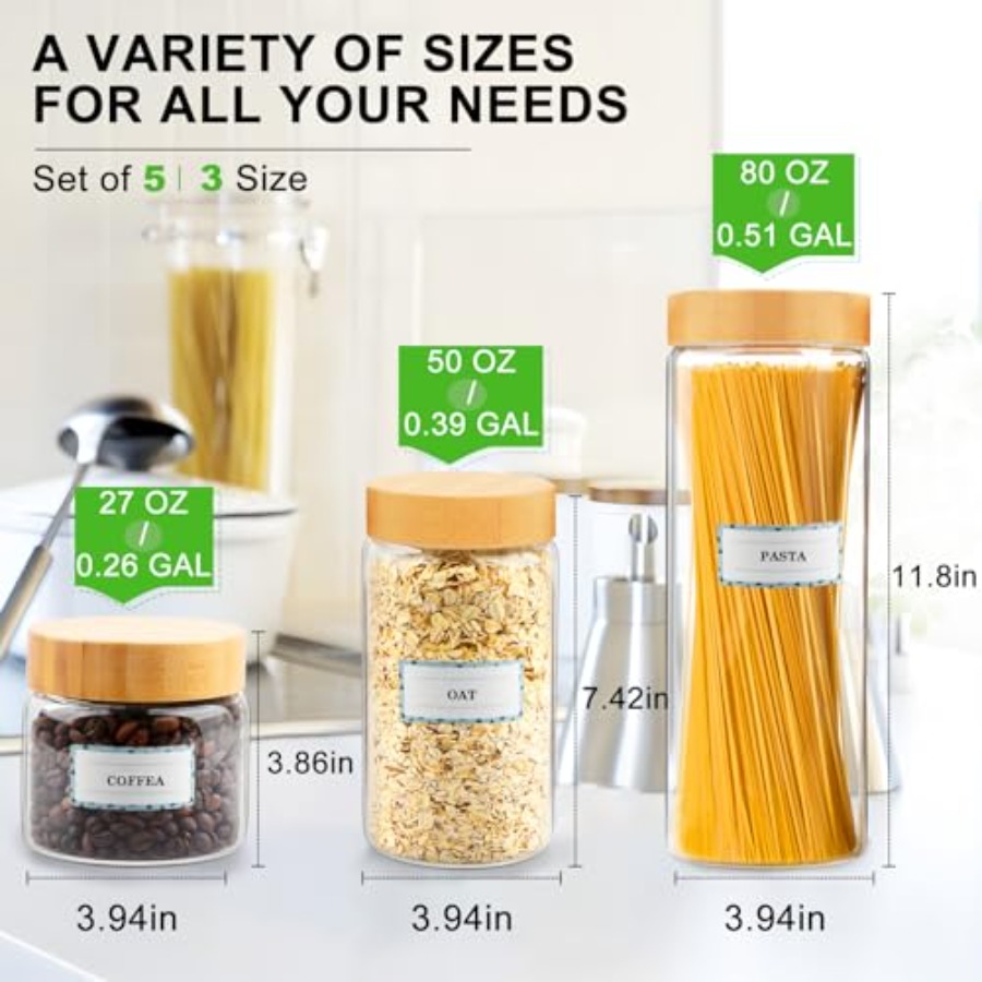 Curated Picks Airtight Glass J - Airtight Cereal Jar 评论和价格