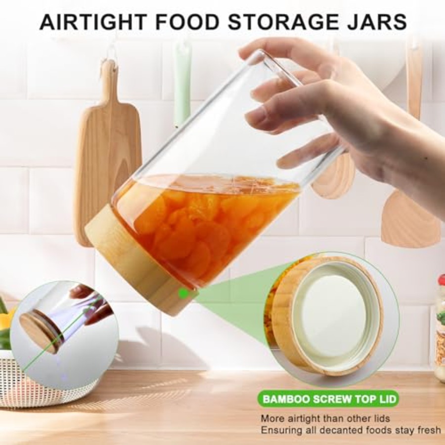 Curated Picks Airtight Glass J - Airtight Cereal Jar 评论和价格