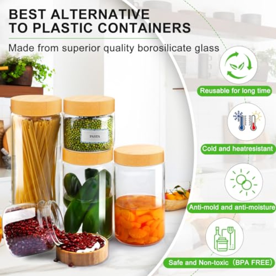 Curated Picks Airtight Glass J - Airtight Cereal Jar 评论和价格