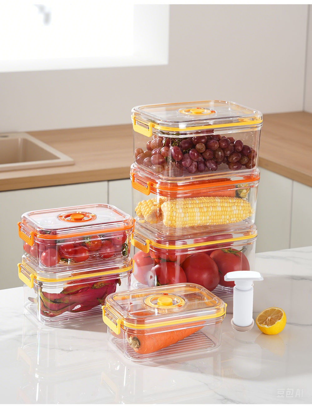 Vacuum Fresh-keeping Box Refri - Food Storage Vacuum Seal 评论和价格