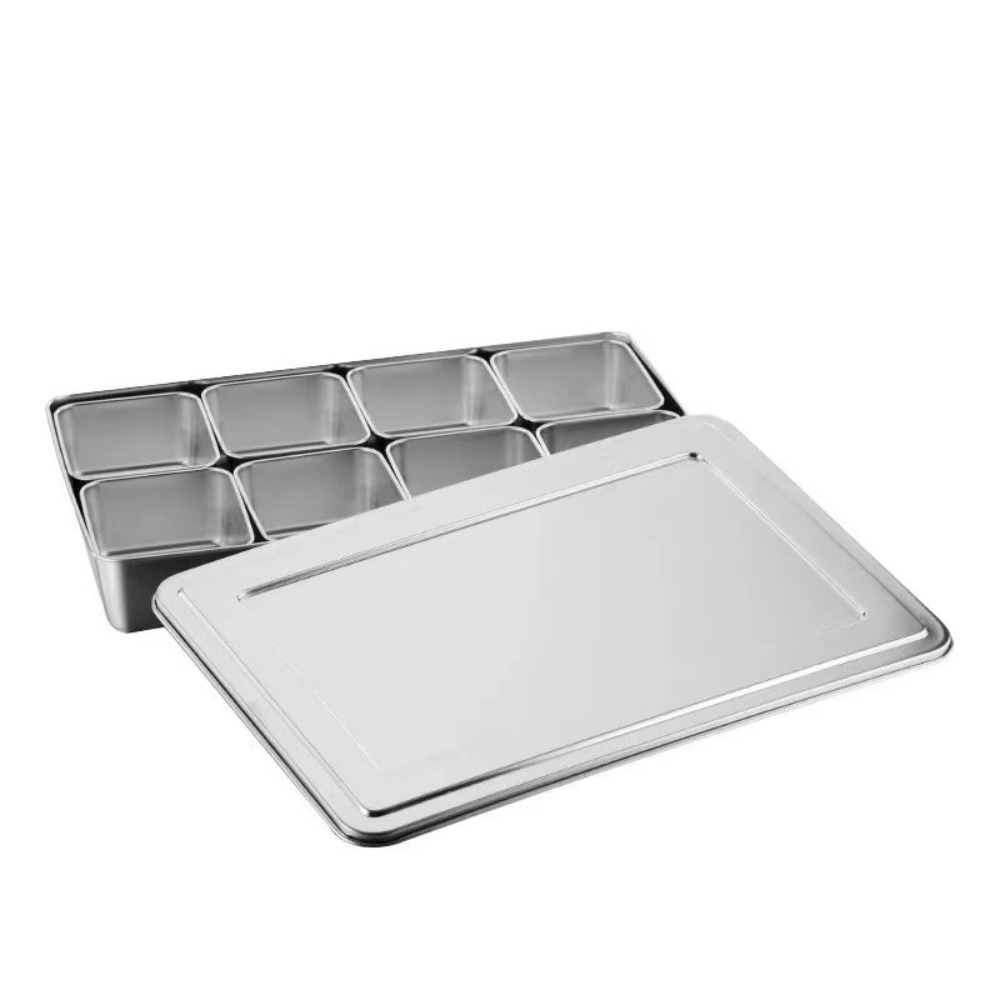 6/8 Grid Seasoning Storage Box - Food Storage And Preparation 评论和价格