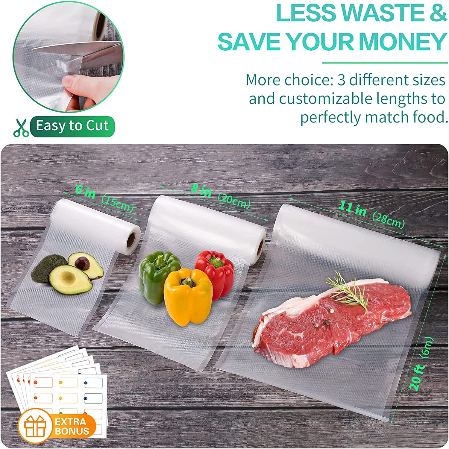 Kitchen Bags For Vacuum Food V - Food Storage Vacuum Seal 评论和价格