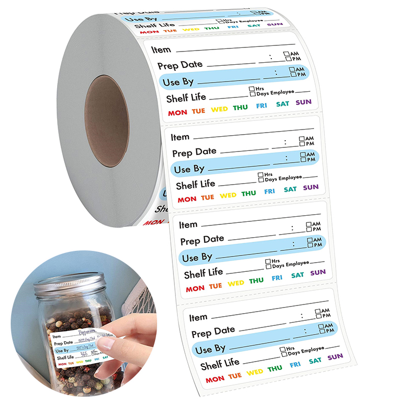 300Pcs/Roll Kitchen Date Food  - Food Storage Expiration Dates 评论和价格