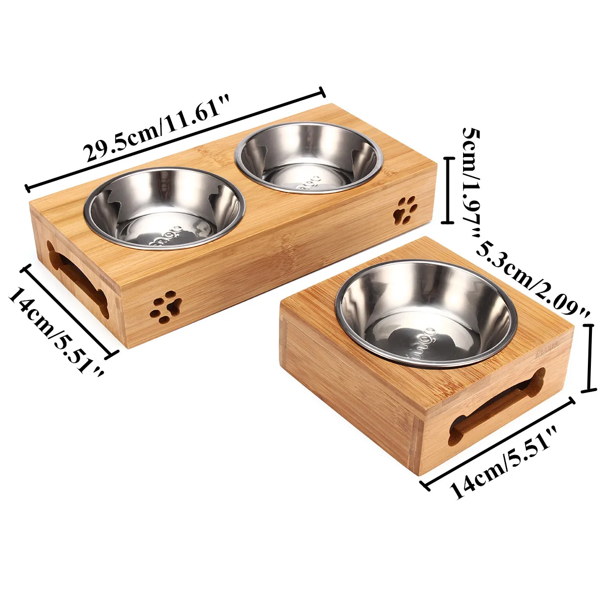 Pet Cat Bowl Bear Bamboo Plate - Food Storage Food Safety 评论和价格