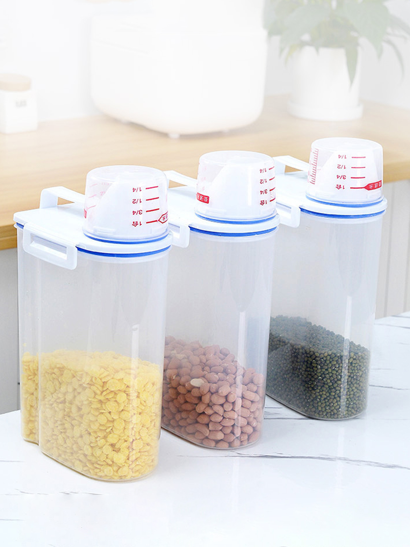 Large Capacity Plastic Rice Bu - Xxl Food Storage Container 评论和价格