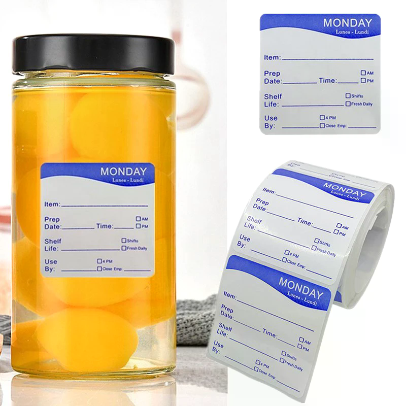 250Pcs/Roll Kitchen Date Food  - Food Storage Expiration Dates 评论和价格
