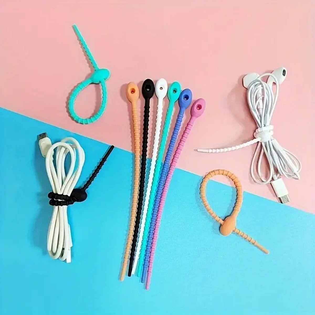 Silicone Reusable Cable Wire O - Food Storage Silicone 评论和价格