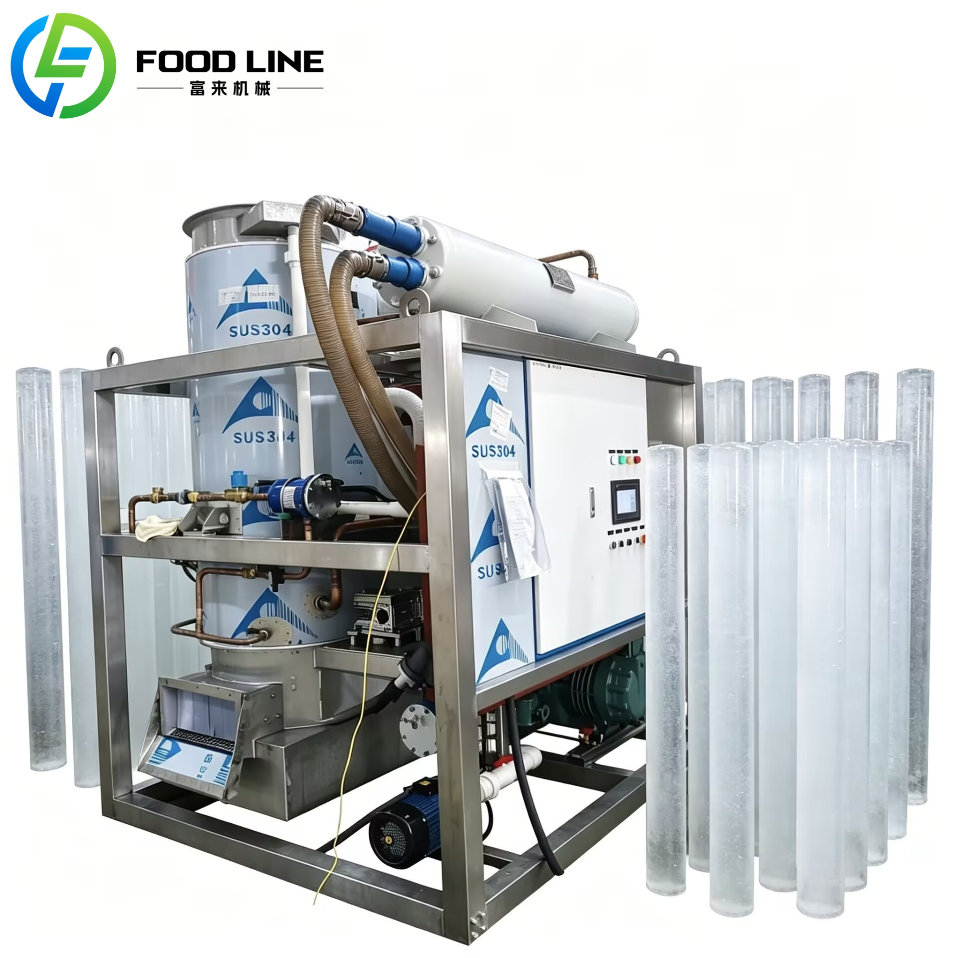 Automatic Tube Ice Machine Hig - Food Storage Youtube 评论和价格