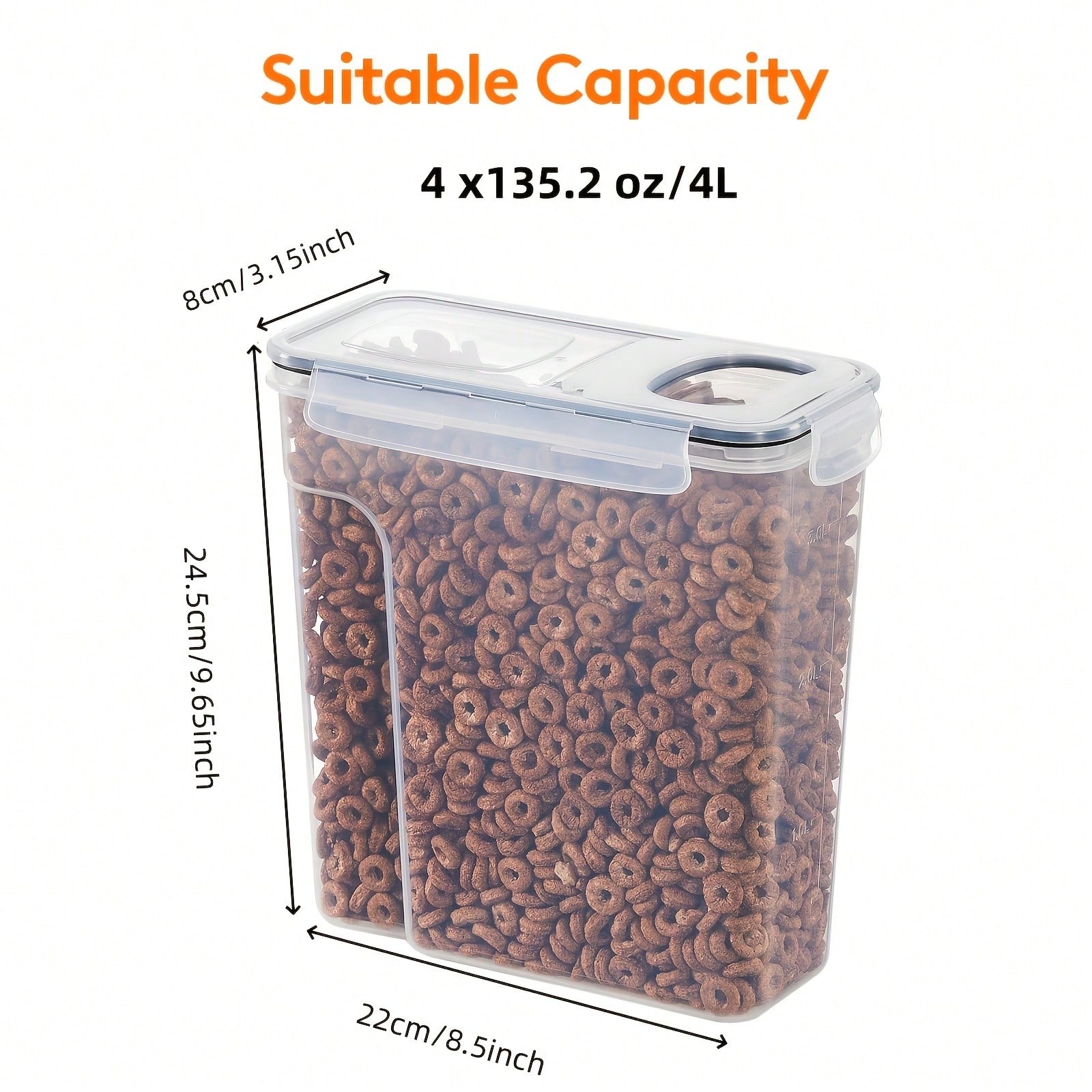 Airtight Food Storage Containe - Airtight Cereal Jar 评论和价格